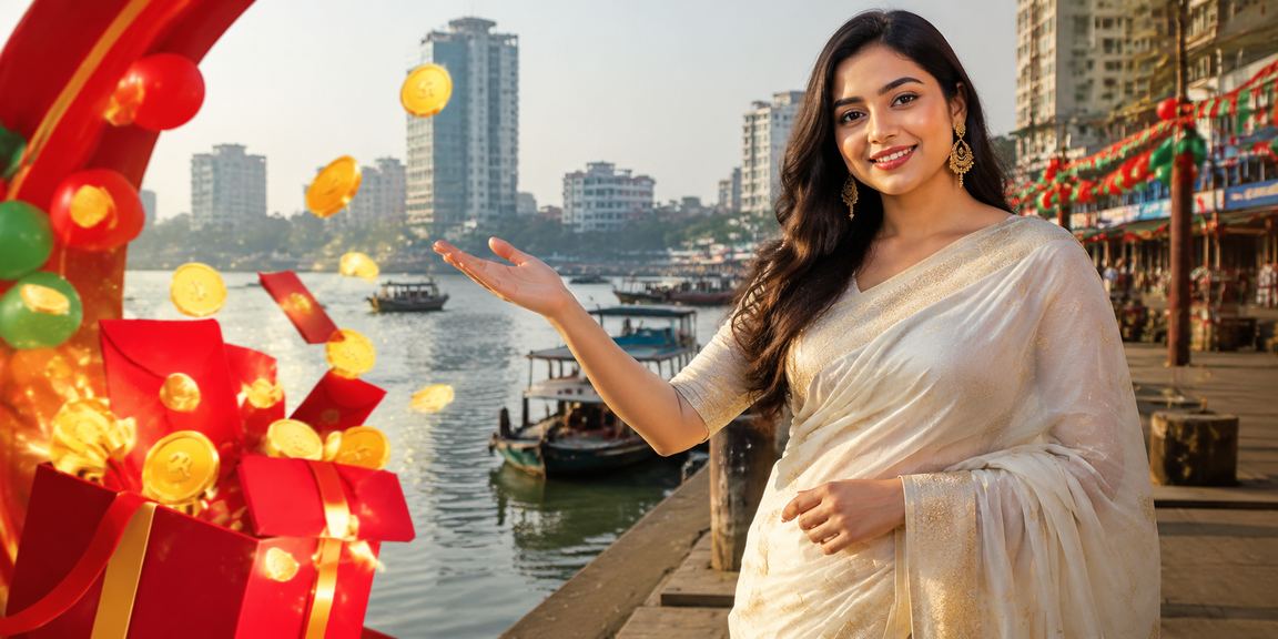 নারায়ণগঞ্জে বোনাস পাওয়ার আনন্দে তরুণী